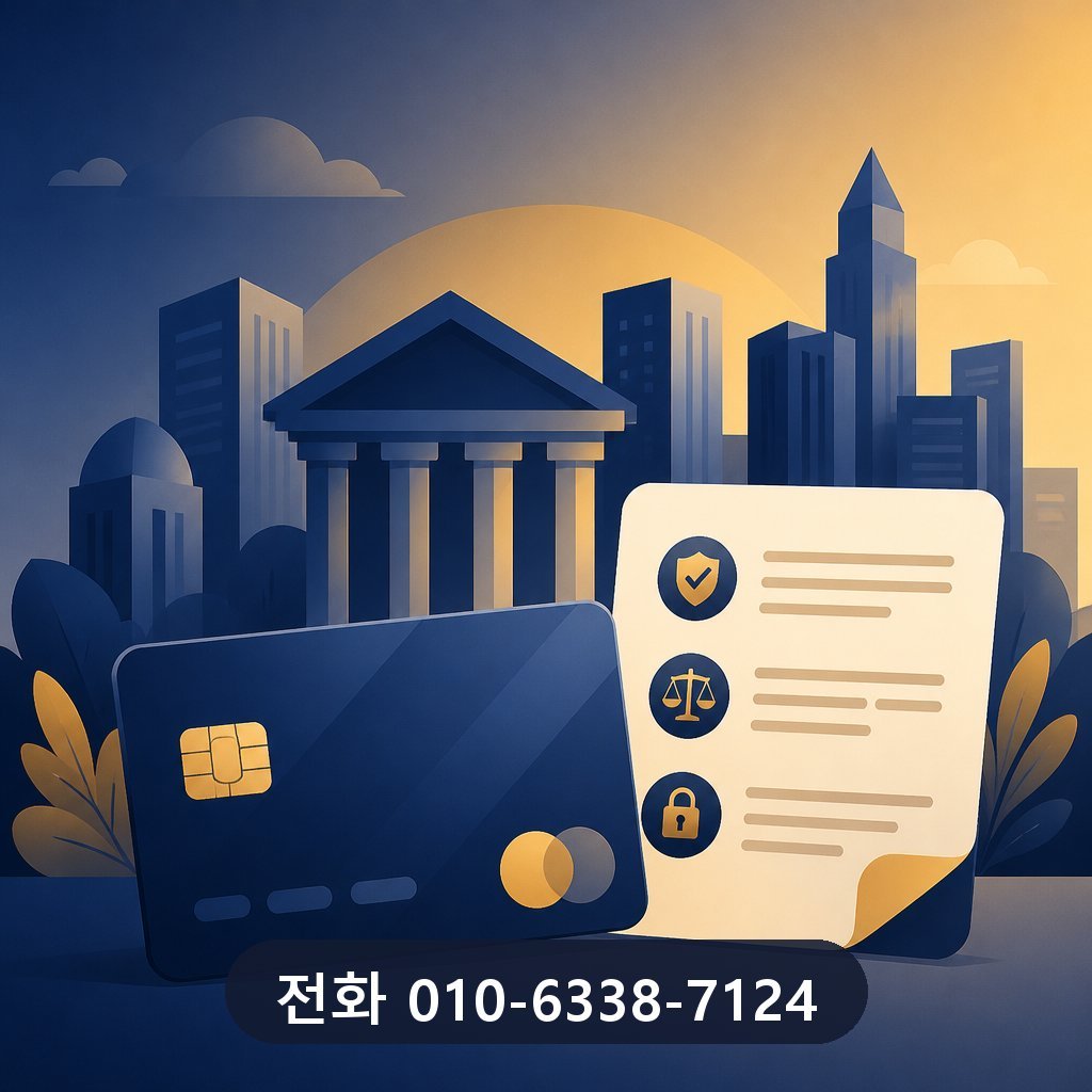신용카드 당일 현금화 카드사 약관 확인 이미지 · 문의 010-6338-7124
