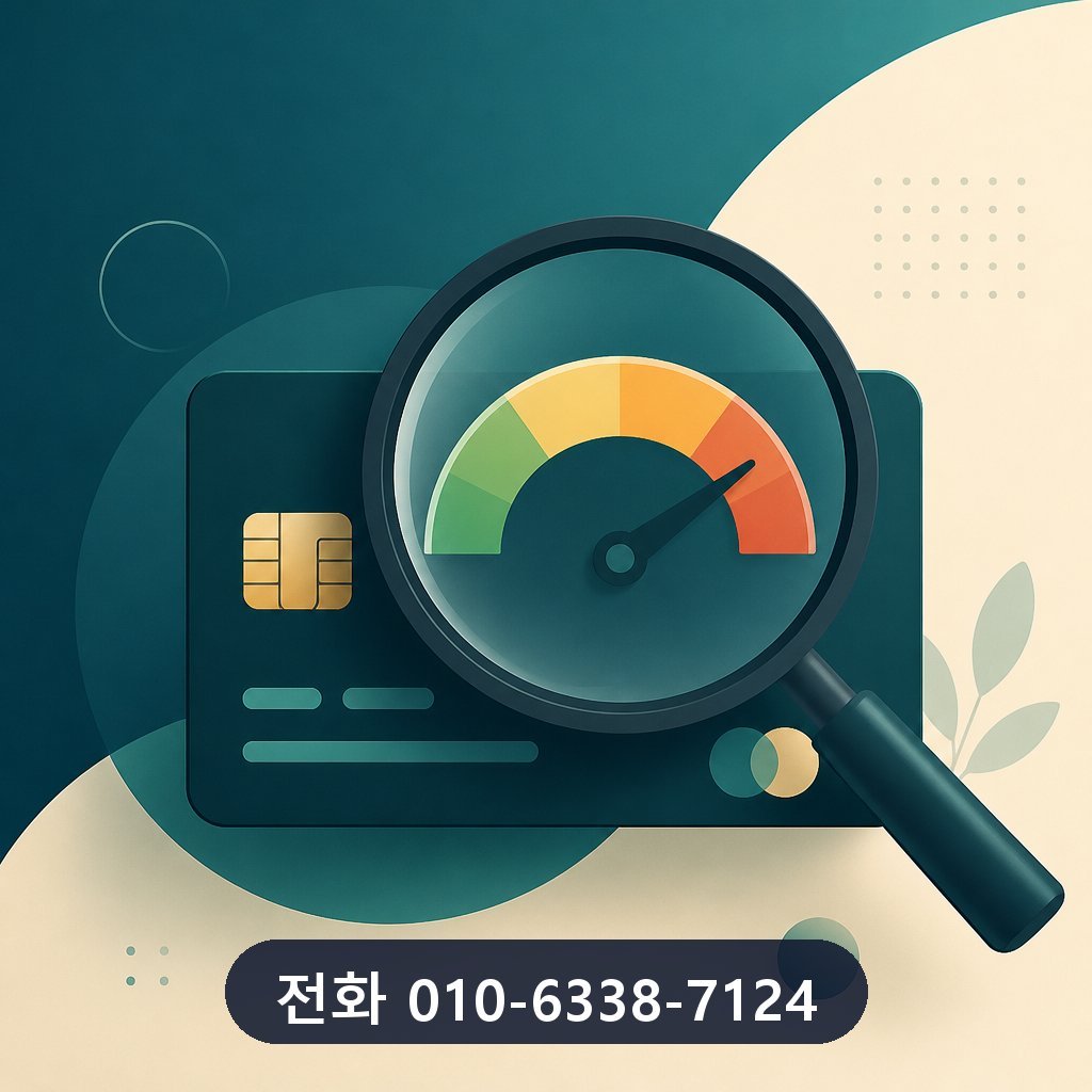 신용카드 당일 현금화 한도 확인 이미지 · 문의 010-6338-7124