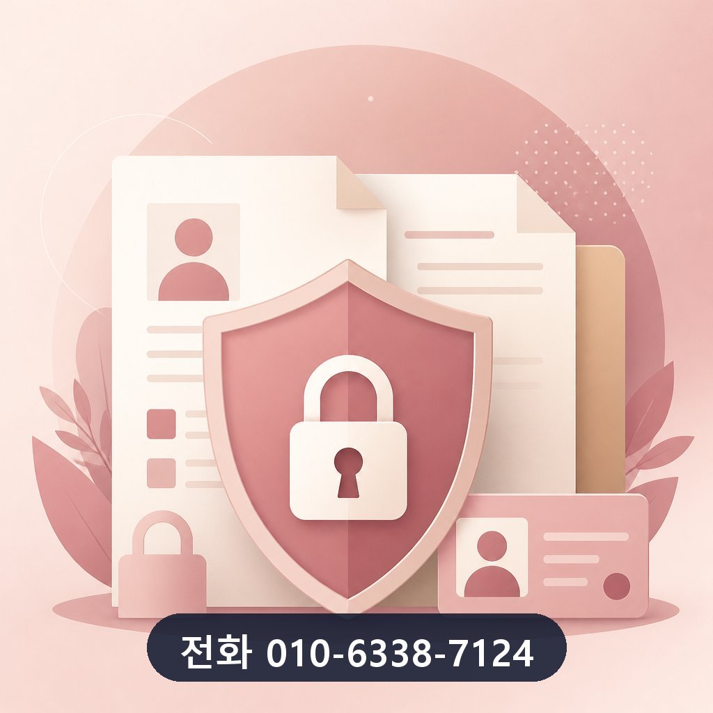 신용카드 당일 현금화 개인정보 보호 이미지 · 문의 010-6338-7124